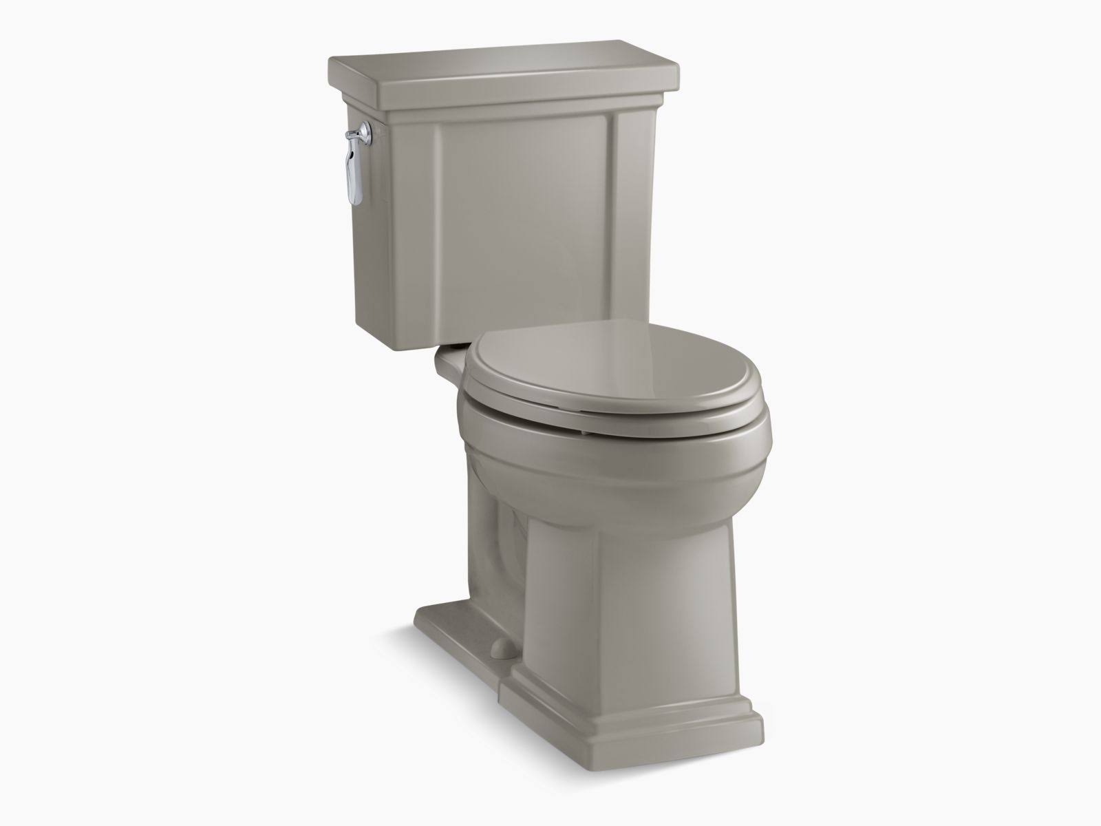 Kohler K-3950-K4 Tresham Comfort Height 1.28 GPF Elongated Two-Piece Toilet Finish: Cashmere