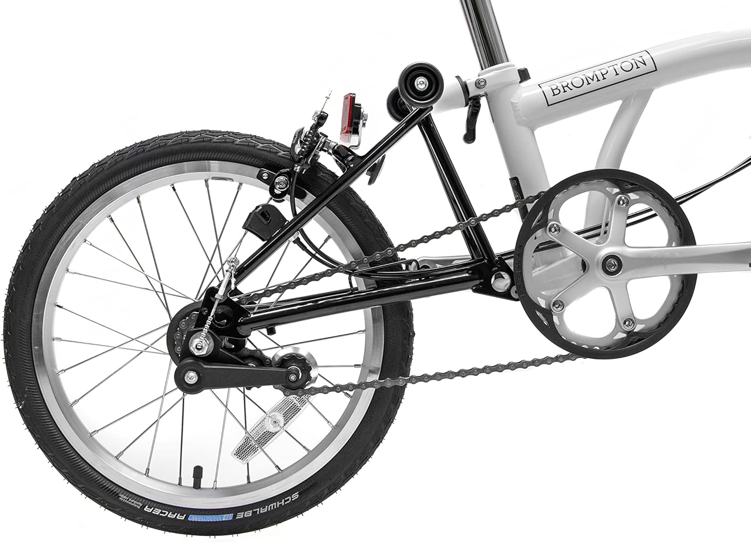 Brompton A Line 3 Speed Folding Bike (White)