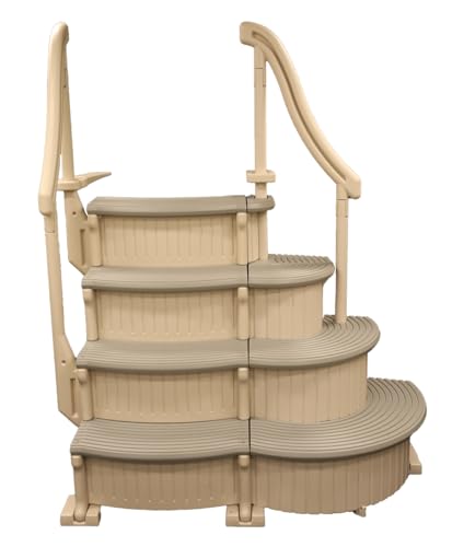 CONFER plastics inc. Above Ground Swimming Pool Curve Base Steps - CCX-AG
