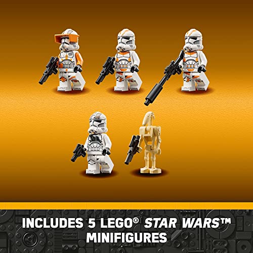 LEGO Star Wars at-TE Walker 75337 Poseable Toy, Revenge of The Sith Set, Gift for Kids with 3 212th Clone Troopers