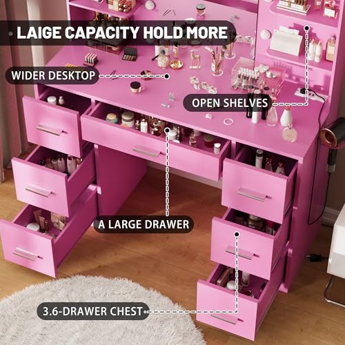 Furmax Vanity Desk with Mirror