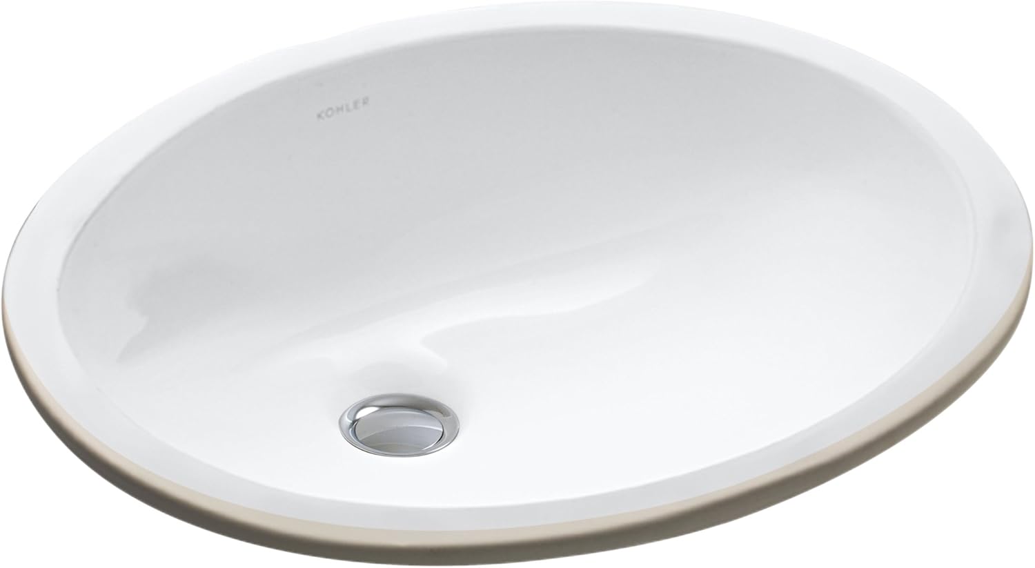 KOHLER K-2209-47 Caxton Undercounter Bathroom Sink, Almond