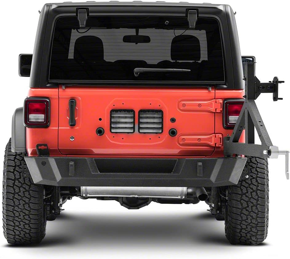 Barricade Extreme HD Rear Bumper with Tire Carrier Compatible with 18-22 Jeep Wrangler JL