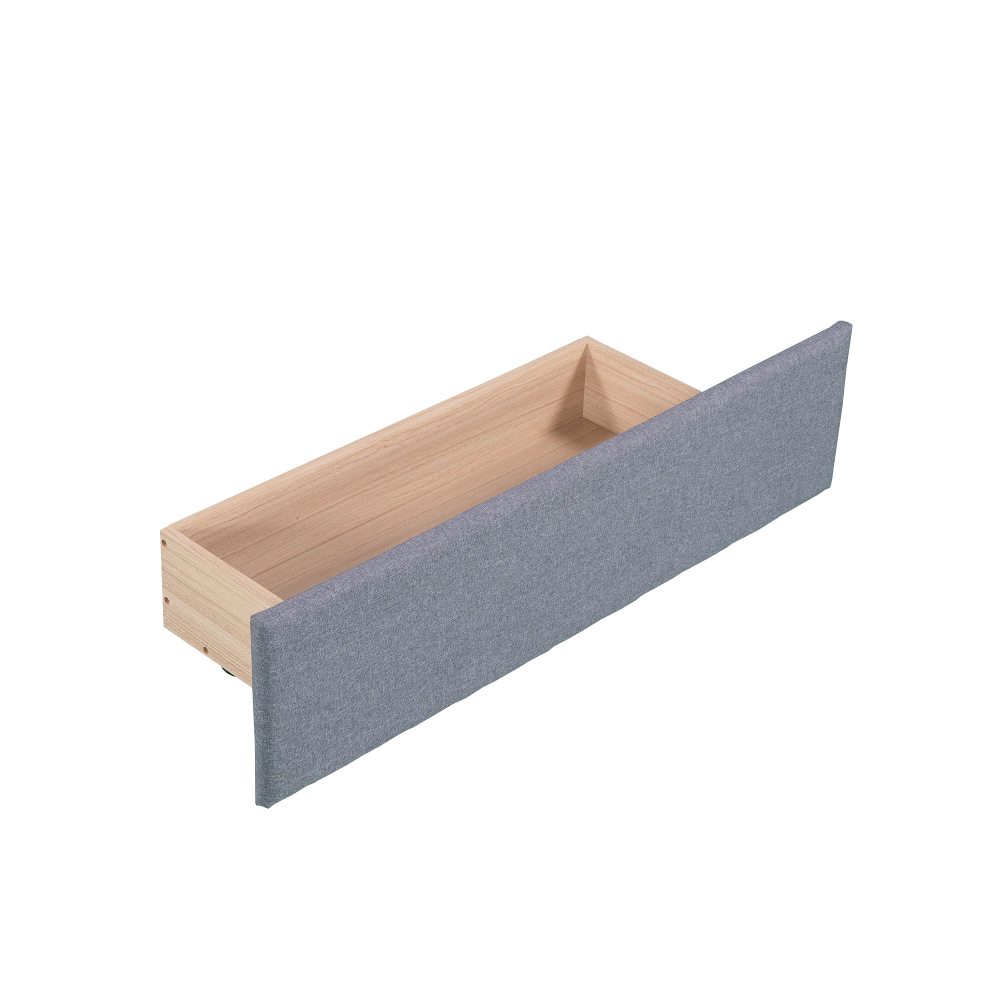 Bellemave L-Shaped Daybed with Trundle and Drawers, Double Twin Size Upholstered Sofa Bed with Storage, Twin Daybed Frame for Kids, Teens & Adults
