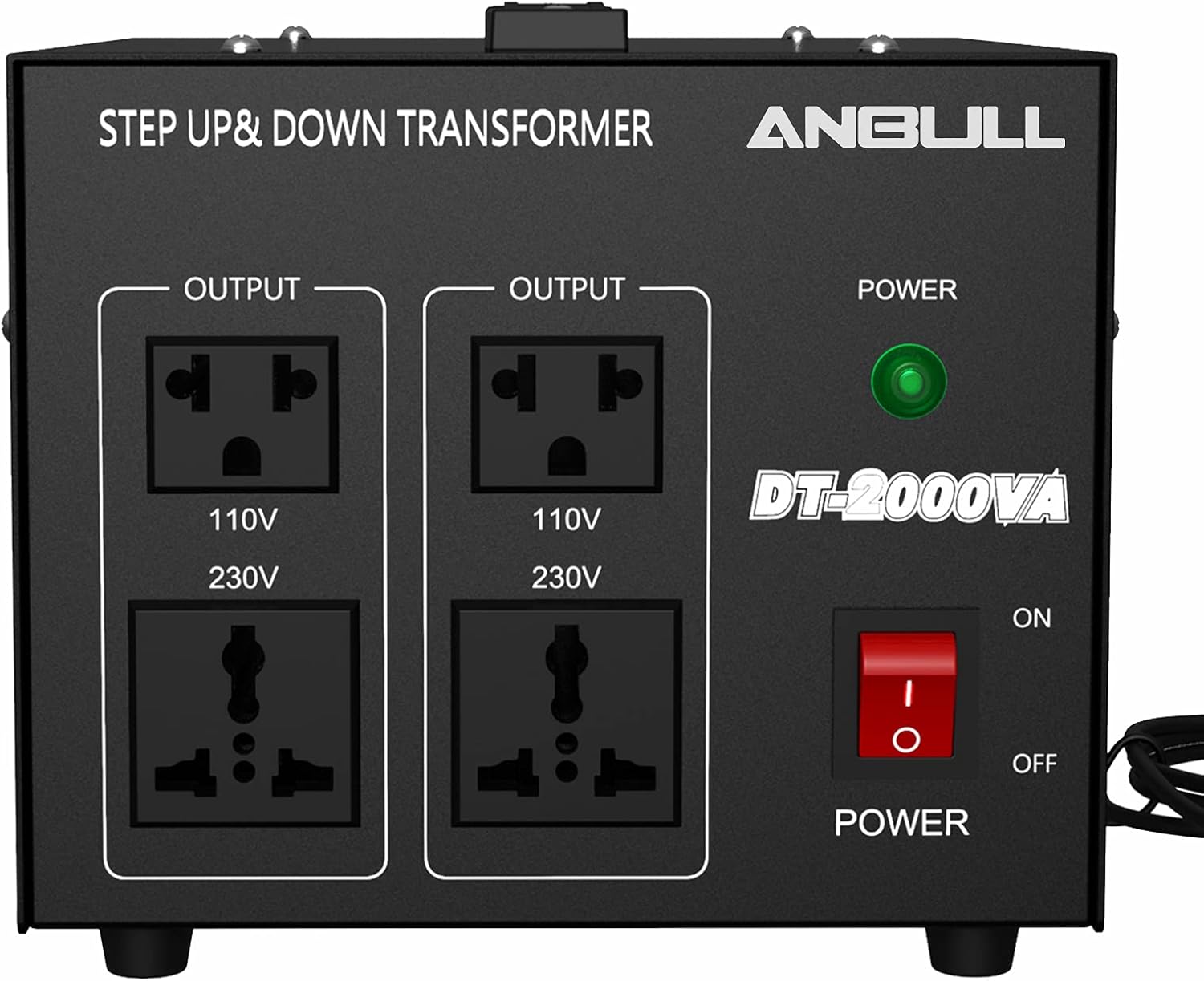 Anbull Voltage Converter 5000 Watt Voltage Transformer, 220V / 230V / 240 Volt to 110V / 120 Volt or 110V / 120 Volt to 220V / 230V / 240 Volt