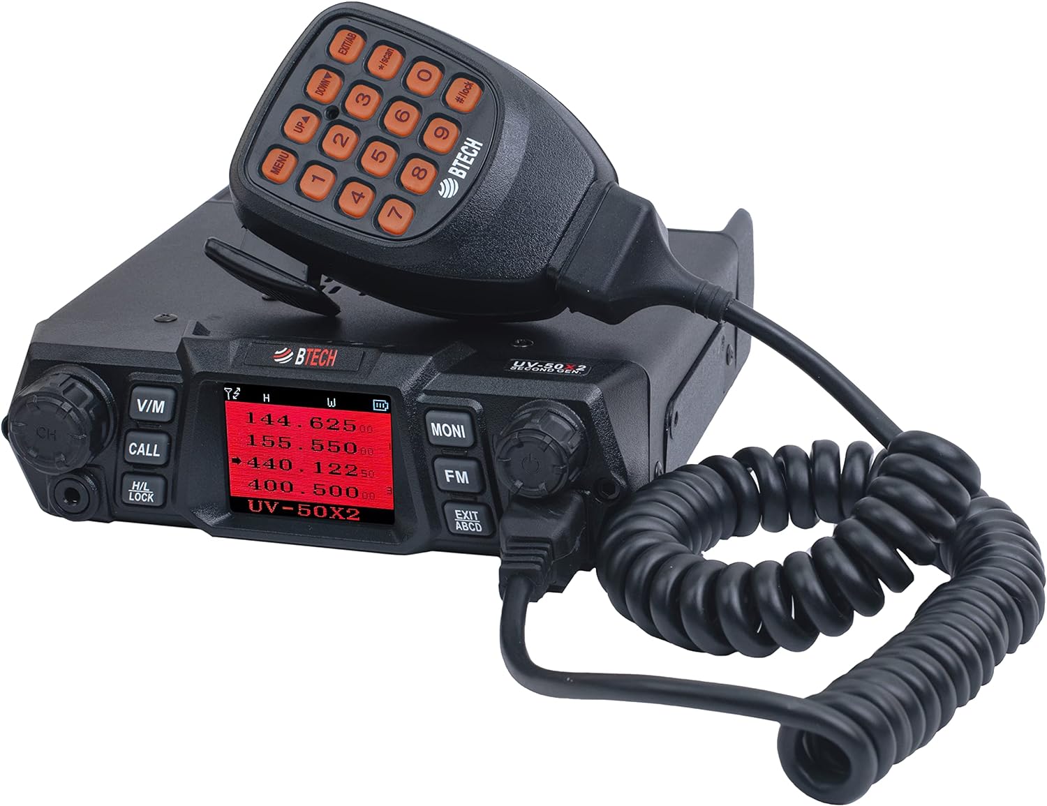 BTECH UV-50X2 (Second Gen.) Mobile 50 Watt Dual Band Base, Mobile Radio: VHF, UHF Amateur (Ham) - Smart Home Appliances
