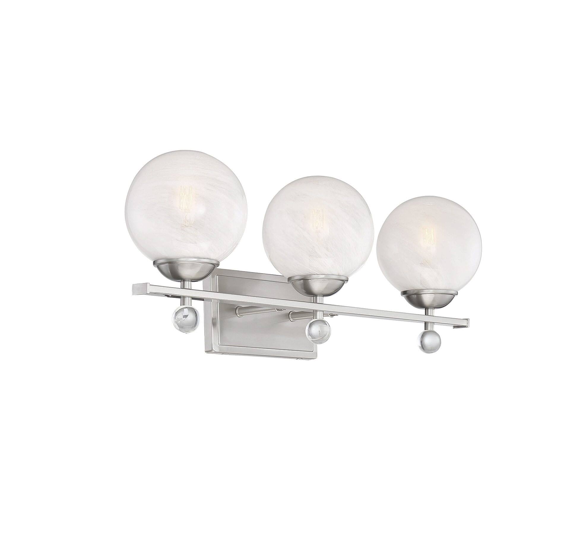Savoy House 8-4500-3-SN Medina Satin Nickel 3 Light Bath