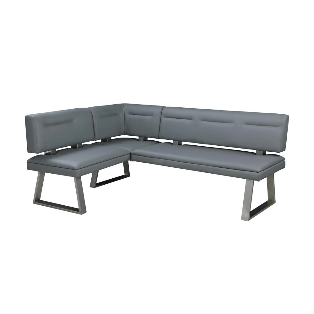 Tufted Reversible Nook in Gray
