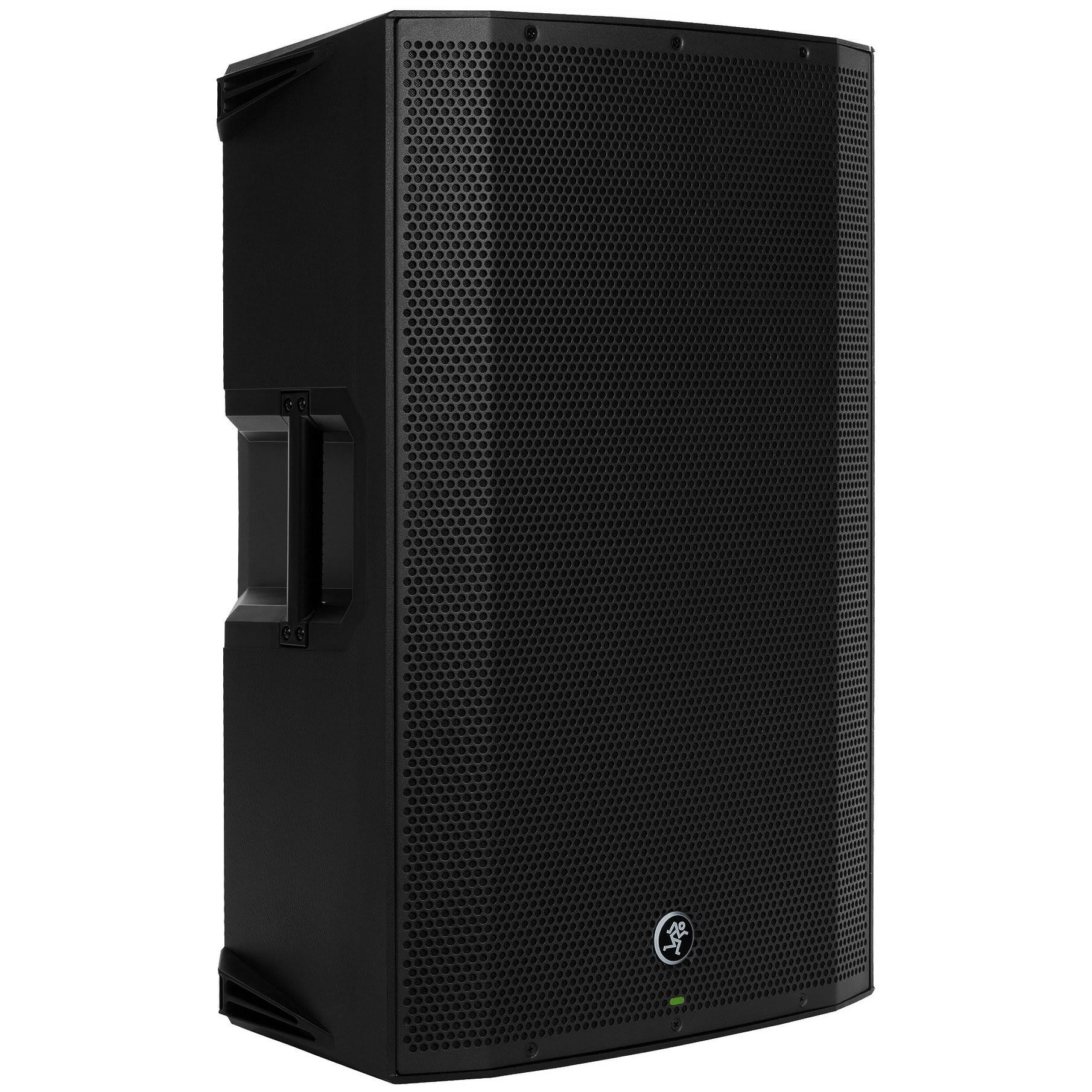 (2) Mackie Thump15A THUMP-15A 15x22 1300W Powered DJ PA Speakers+Stands+Cables+Bag