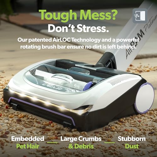 Gtech AirRAM Platinum Cordless Vacuum Cleaner - Includes Anti-Hair Wrap Brush Bar - Perfect for Carpet and Hardwood Floors