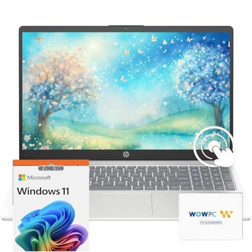 HP 2025 Pavilion 15.6" Touchscreen Laptop Computer, 10-Core Intel Core i5-1235U, 32GB RAM, 1TB SSD, Fast Wi-Fi 6, Long Battery Life