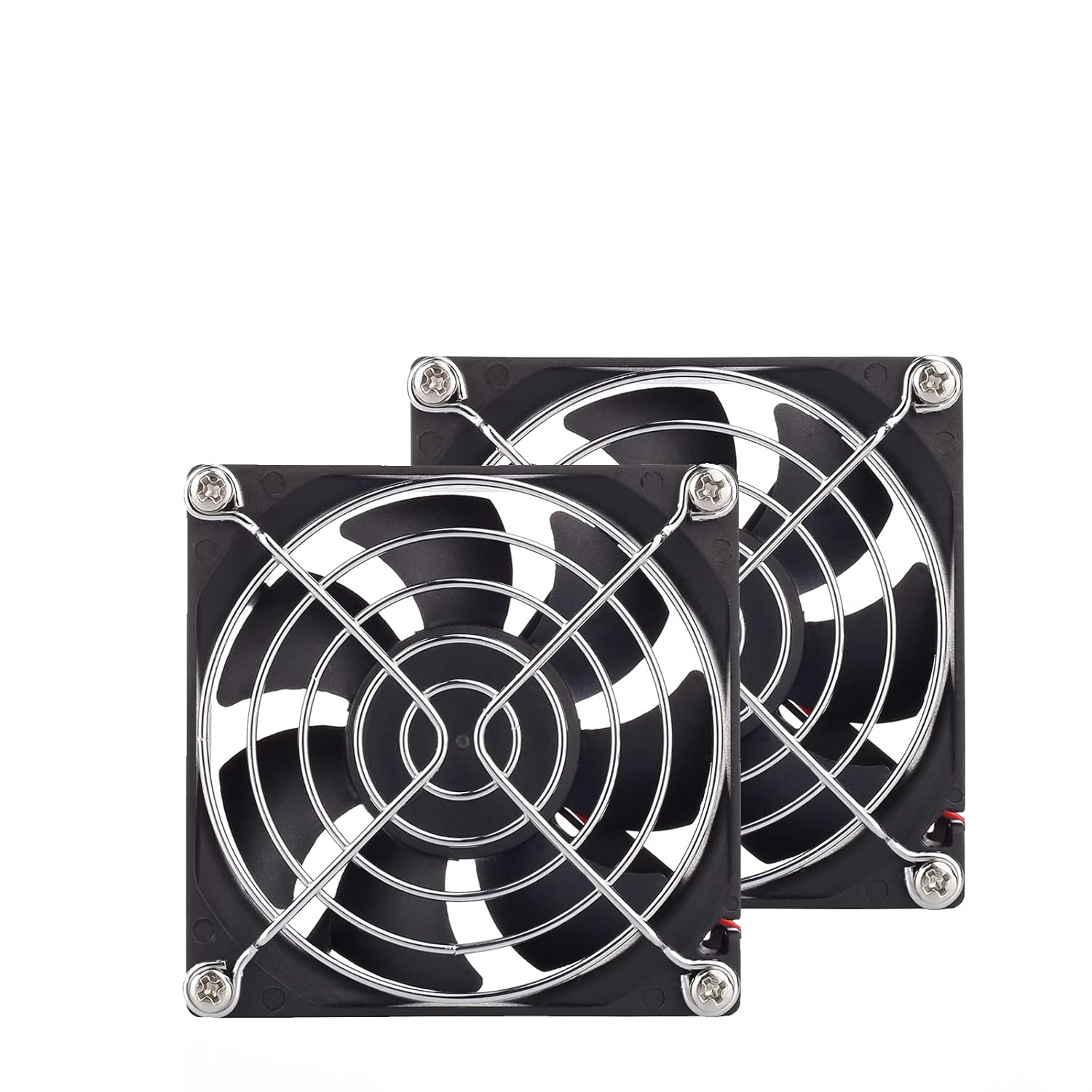 80mm Standard Case Fan 80x80x25mm DC 12V Brushless 2-Pin High Performance PC Computer Case Cooling Fan