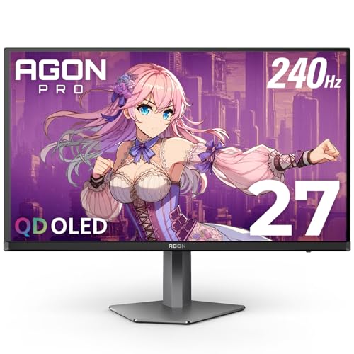 AOC C27G2Z 27" Curved Frameless Ultra-Fast Gaming Monitor, FHD 1080p, 0.5ms 240Hz, FreeSync, 2x HDMI 2.0, 1x Display Port, Height Adjustable
