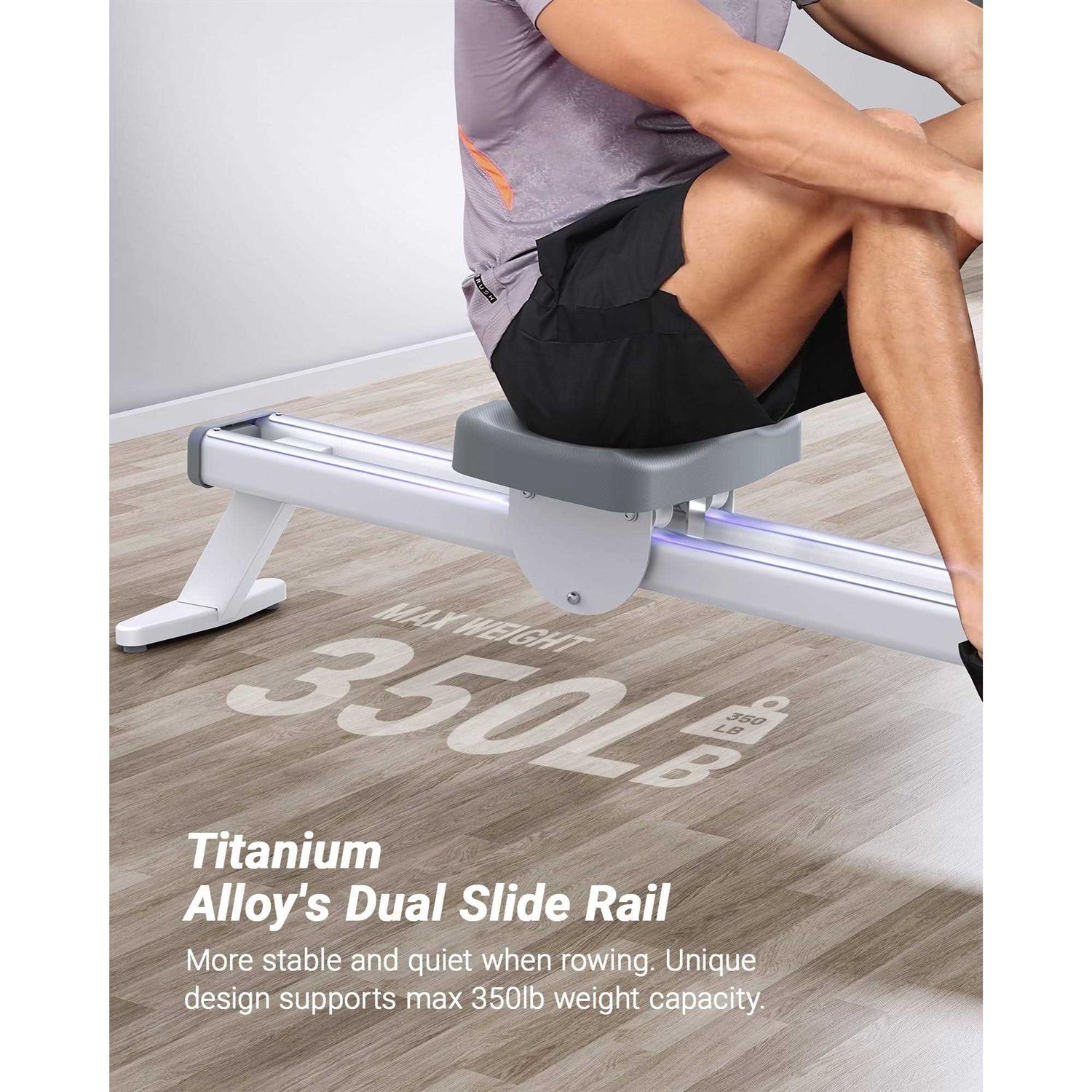 Merach Rowing Machine Magnetic Rower Machine for Home 16 Levels of Quiet Resistance - Sports Supplies Online Store