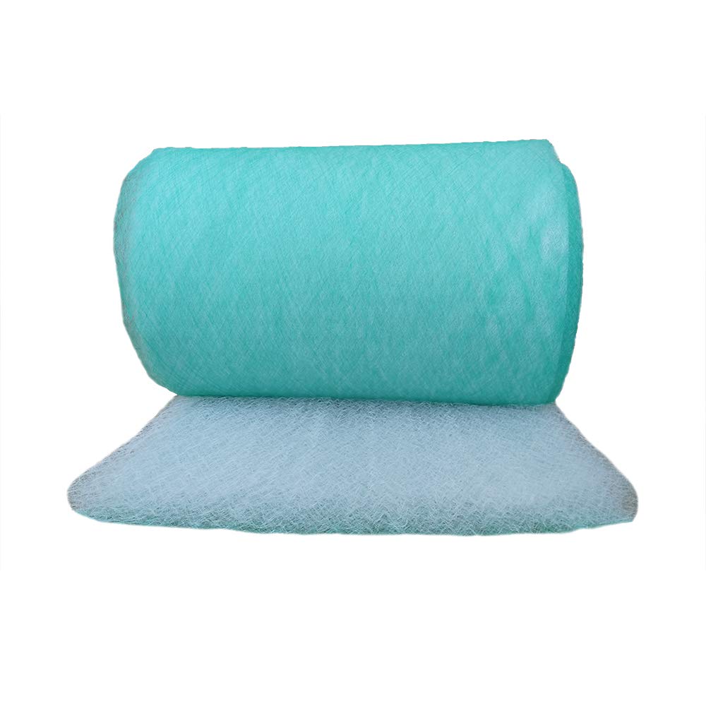 Paint Booth Exhaust Filter Roll, 25"x 300 ft, Spray Booth Filter, Fiberglass Paint Arrestor for Air Filter System(15 Gram)
