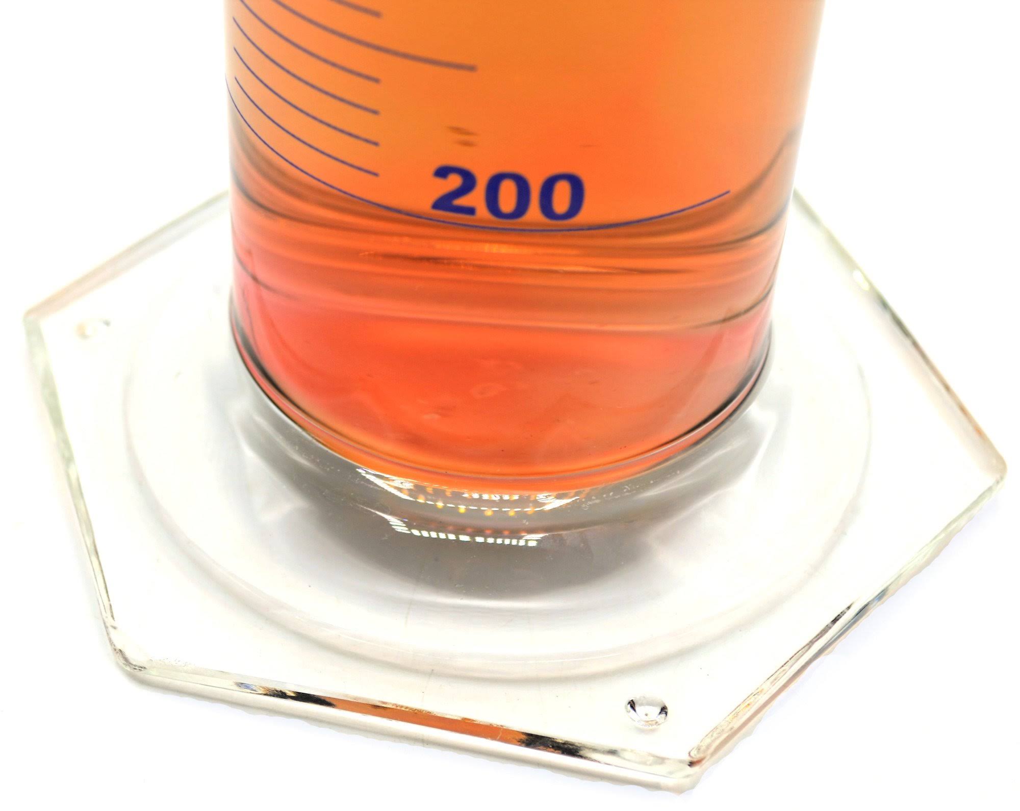 2000ml Graduated Measuring Cylinder, Cap. 2000ml., Class &B&, Hexagonal Base with Spout, Borosilicate Glass - Eisco Labs