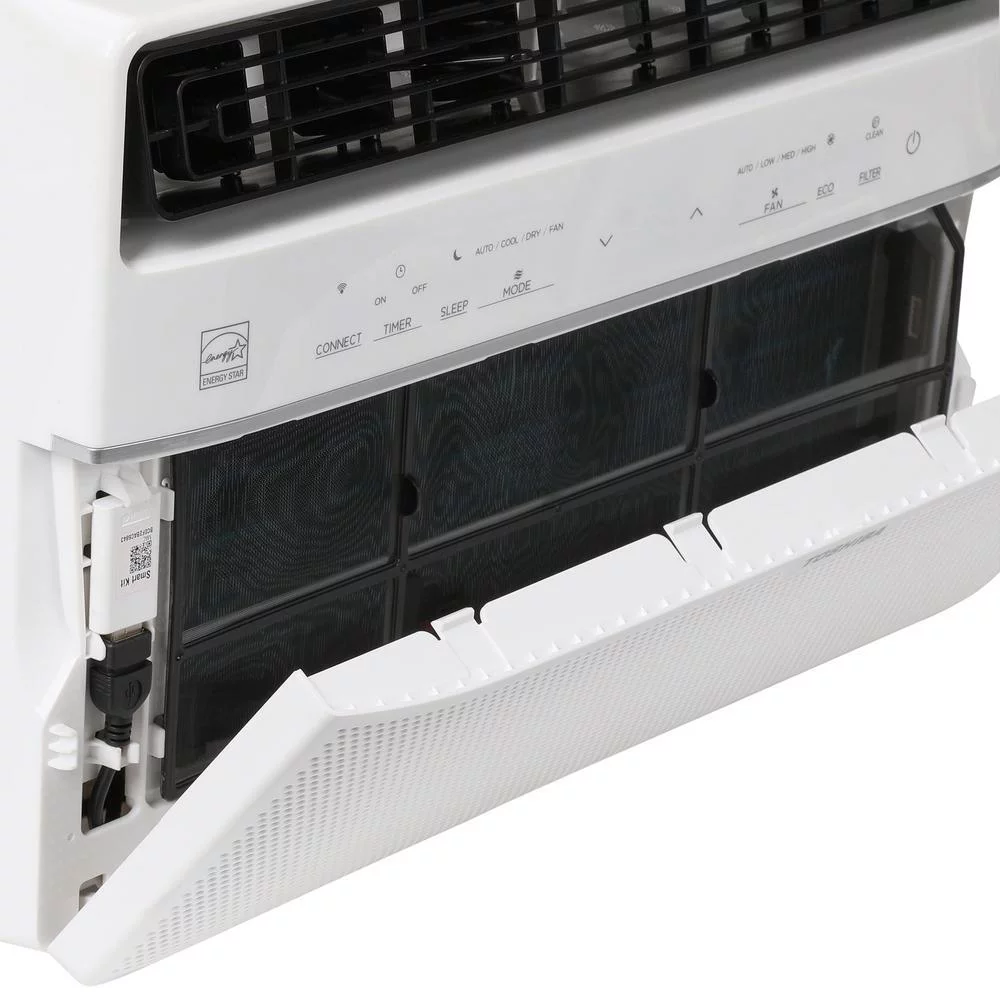 Restored Toshiba 10,000 BTU 115V WiFi Portable Air Conditioner with Dehumidifier Mode (Refurbished)