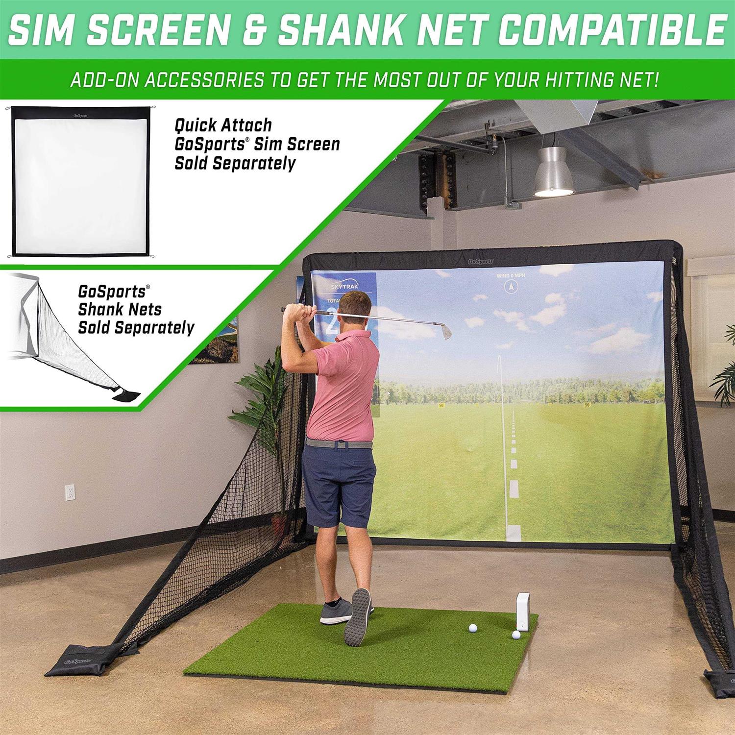 Gosports Elite Golf Practice Net with Steel Frame - Sports Supplies Online Store