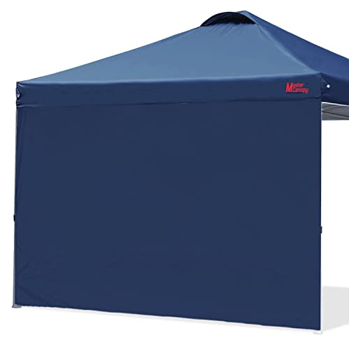 MASTERCANOPY Durable Pop-up Canopy Tent with 1 Sidewall (10'x10',White)