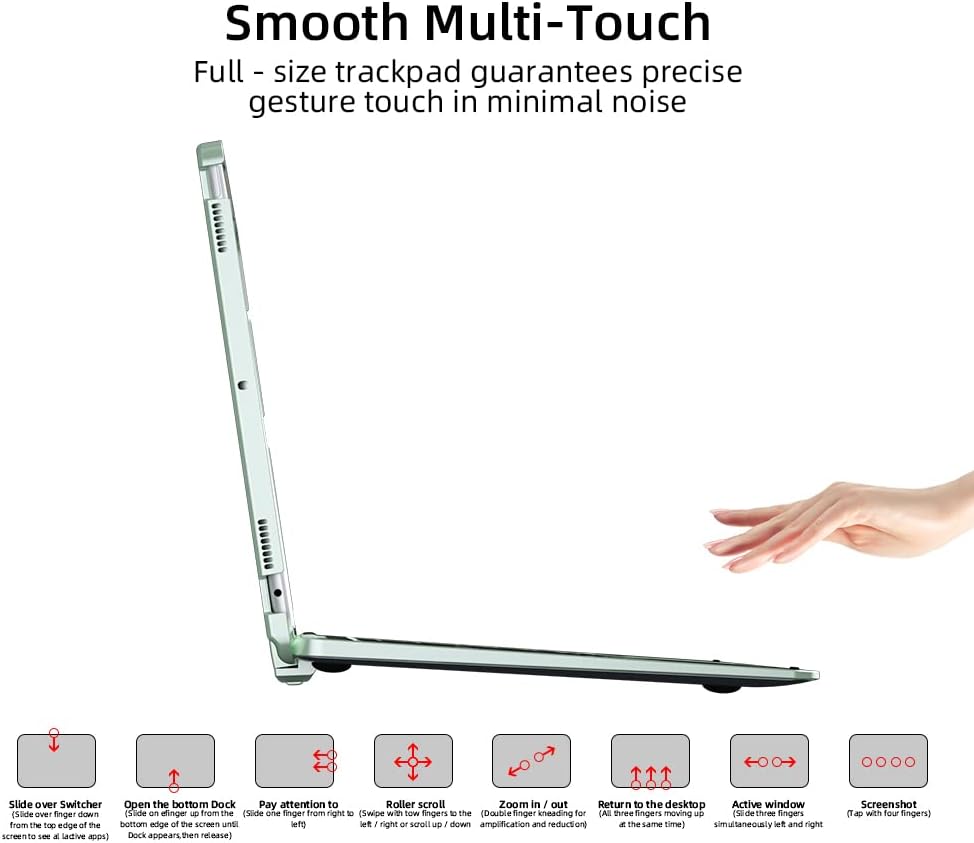 doqo Magnetic Keyboard Case for iPad Air 5th Generation(2022)/iPad Air 4th Generation(2020), iPad Pro 11 2018/2020/2021