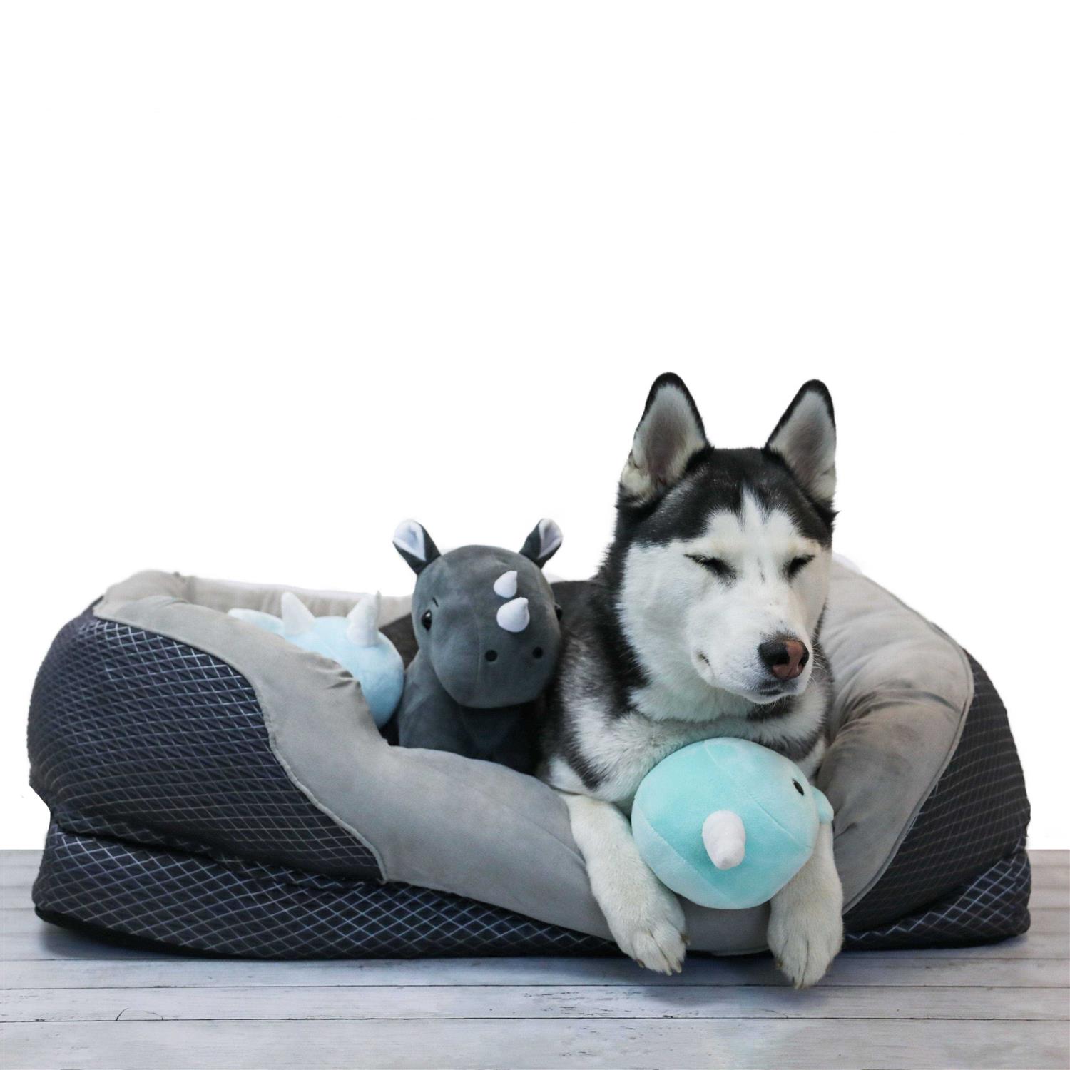 BarksBar Gray Orthopedic Dog Bed - Pet Supplies online store