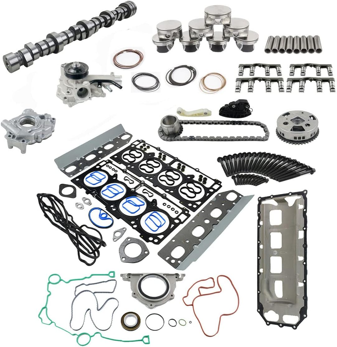 MDS Camshaft Lifter Kit w/Water Pump Timing Chain Kit Replacement for Dodge Ram 1500 5.7L V8 HEMI 2009-2019 Part 53021726AE 53022243AF 53021622BB