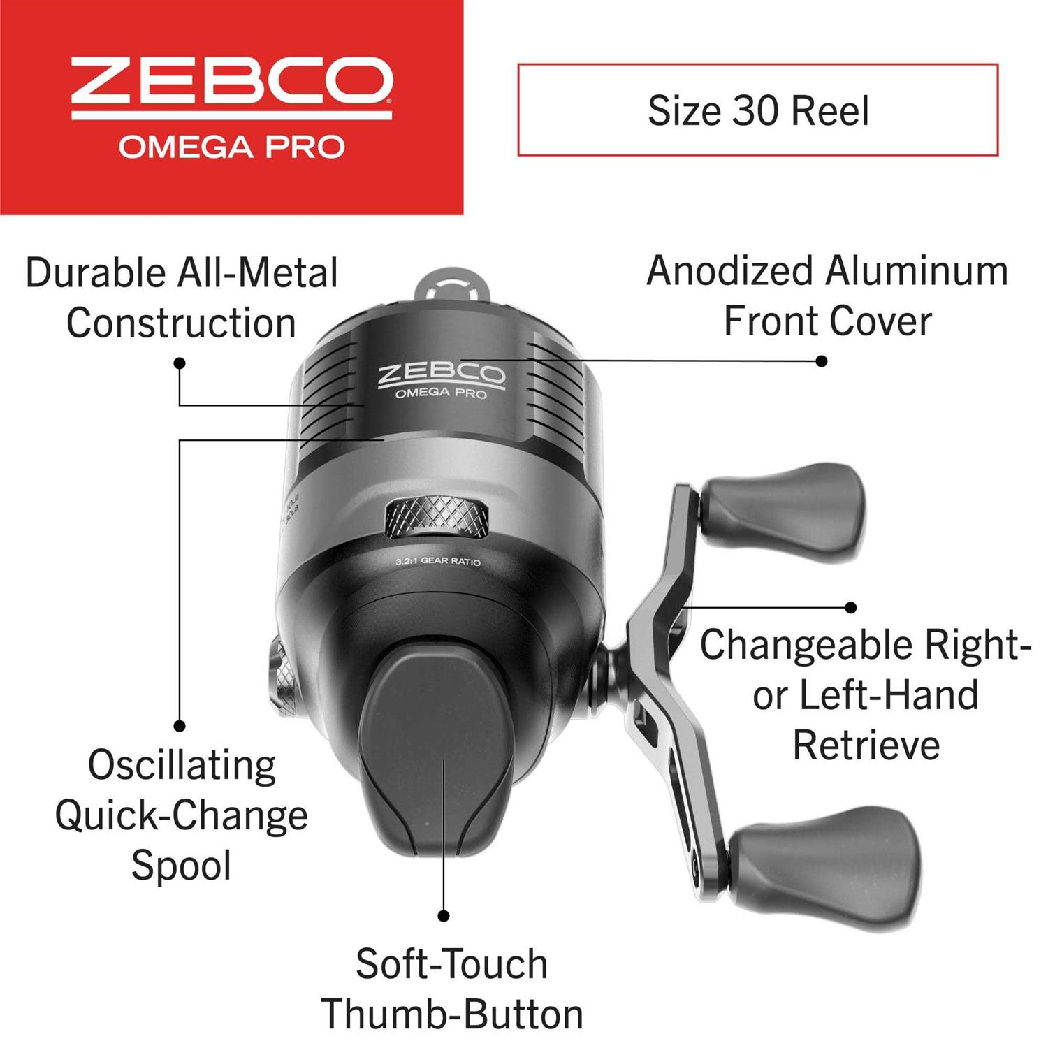 Zebco Omega Pro Spincast Reel - Sports Supplies Online Store
