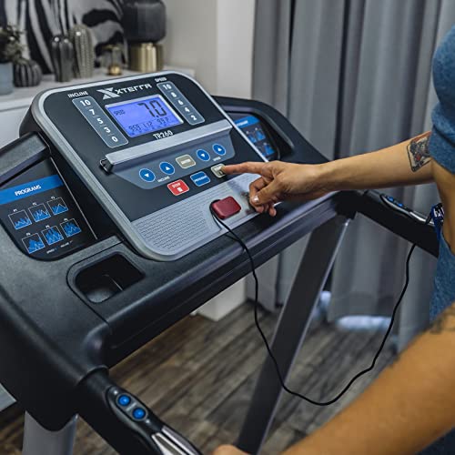 XTERRA Fitness Premium Folding Smart Treadmill, Compact Design, 250+ LB Weight Capacity, Powerful Motor, XTERRA+ Fitness App Included with Purchase