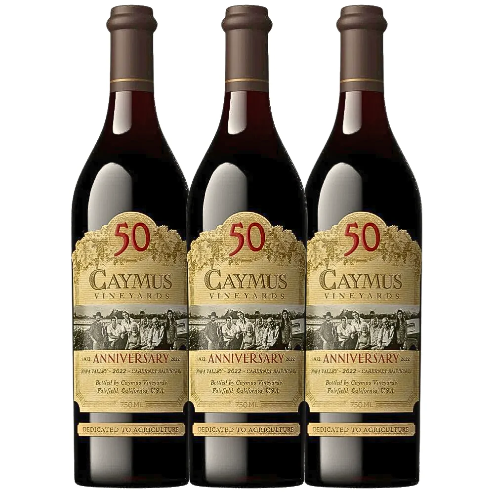 Caymus 50th Anniversary Napa Valley Cabernet Sauvignon 2022 - Nestor Liquor