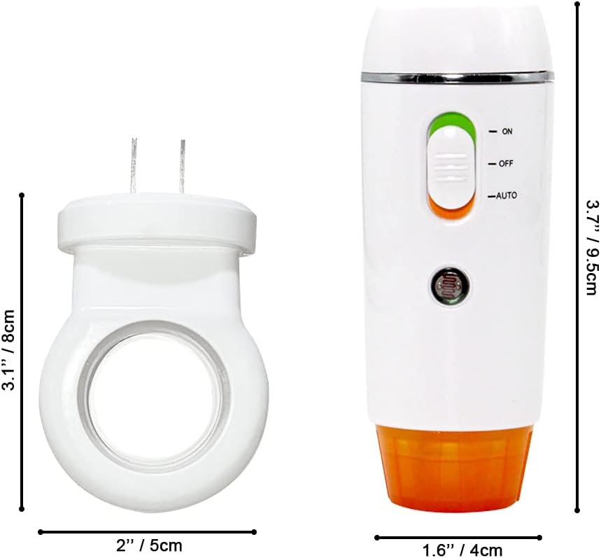 Emergency Lights for Home 2 Pack Compact Rechargeable LED Flashlight