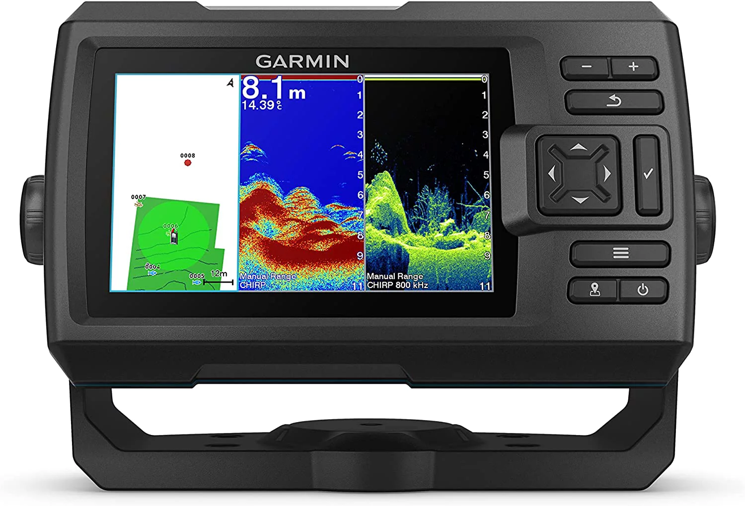 Garmin STRIKER Vivid 5cv 5 Fishfinder with CHIRP Sonar & GT20-TM Transducer