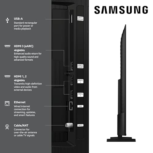 Samsung 65-Inch Class QLED Q7F Series Samsung Vision AI Smart TV (2025 Model, 65Q7F) Quantum HDR, Object Tracking Sound Lite, Q4 AI Gen1 Processor