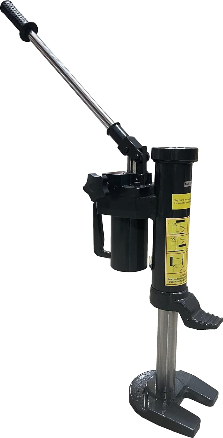 Pake Handling Tools Multi-Purpose Hydraulic Jack (5T) - Toe Jack - Heavy Duty Compact 360 Degree Rotation 11023lbs Capacity