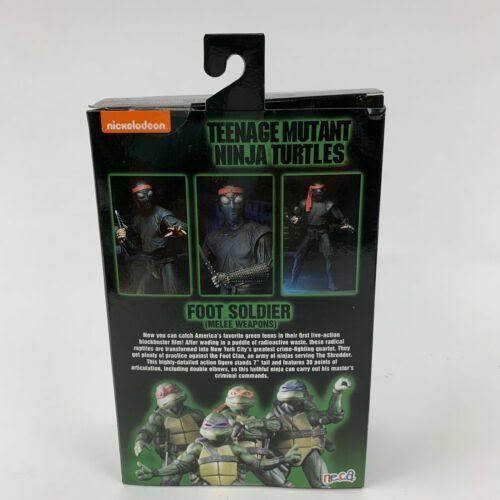 NECA Teenage Mutant Ninja Turtles (1990 Movie) 7 inch Action Figure - Foot Soldier (Melee Weaponry)