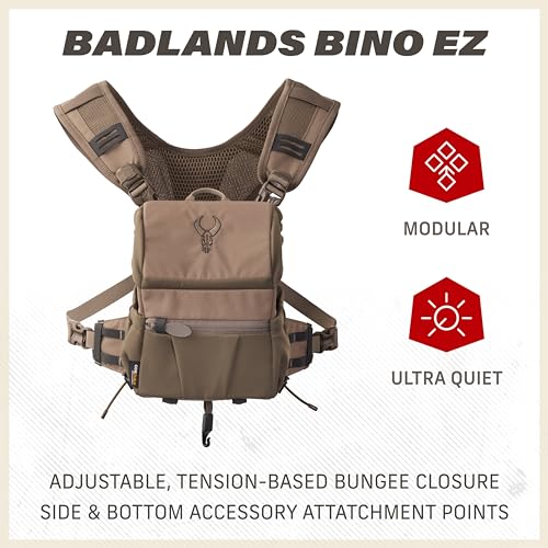Badlands Bino EZ | Modular Binocular Harness System for Optimal Performance and Durability, Approach, Small