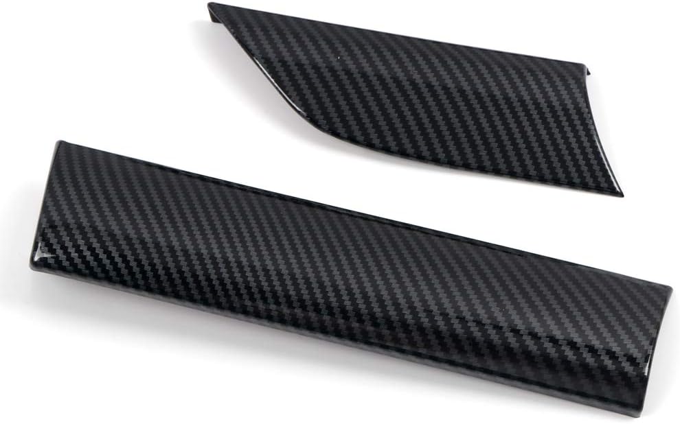 HIGH FLYING for Toyota Tundra 2014-2021 Car Accessories ABS Carbon Fiber Grain Center Consoles A/C Air Outlet Vent Decor Cover Trim 3pcs (Not Fit RHD)