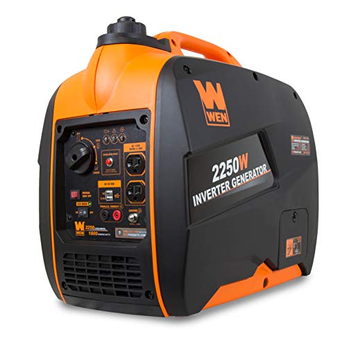 WEN 2800-Watt Dual Fuel Inverter Generator, Quiet, Portable, and Lightweight with Fuel Shut Off and CO Watchdog (DF280iX)