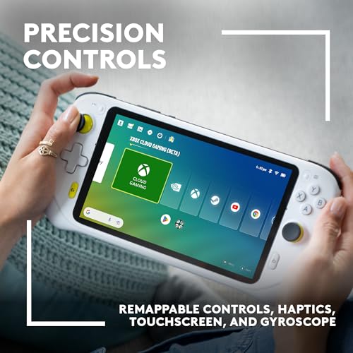 Logitech G Cloud Handheld Portable Gaming Console with Long-Battery Life, 1080P 7-Inch Touchscreen, Lightweight Design, Xbox Cloud Gaming