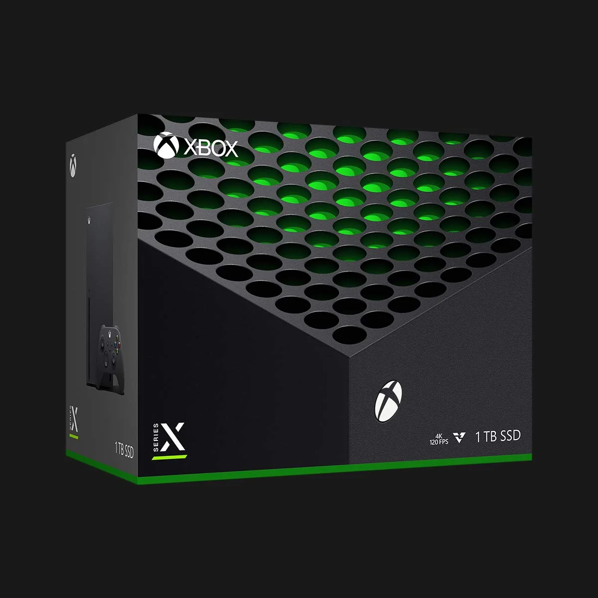 Microsoft Xbox Series X 1TB Console - Black, Fastest, Powerful, Next-Gen Speed, Backward Compatibility