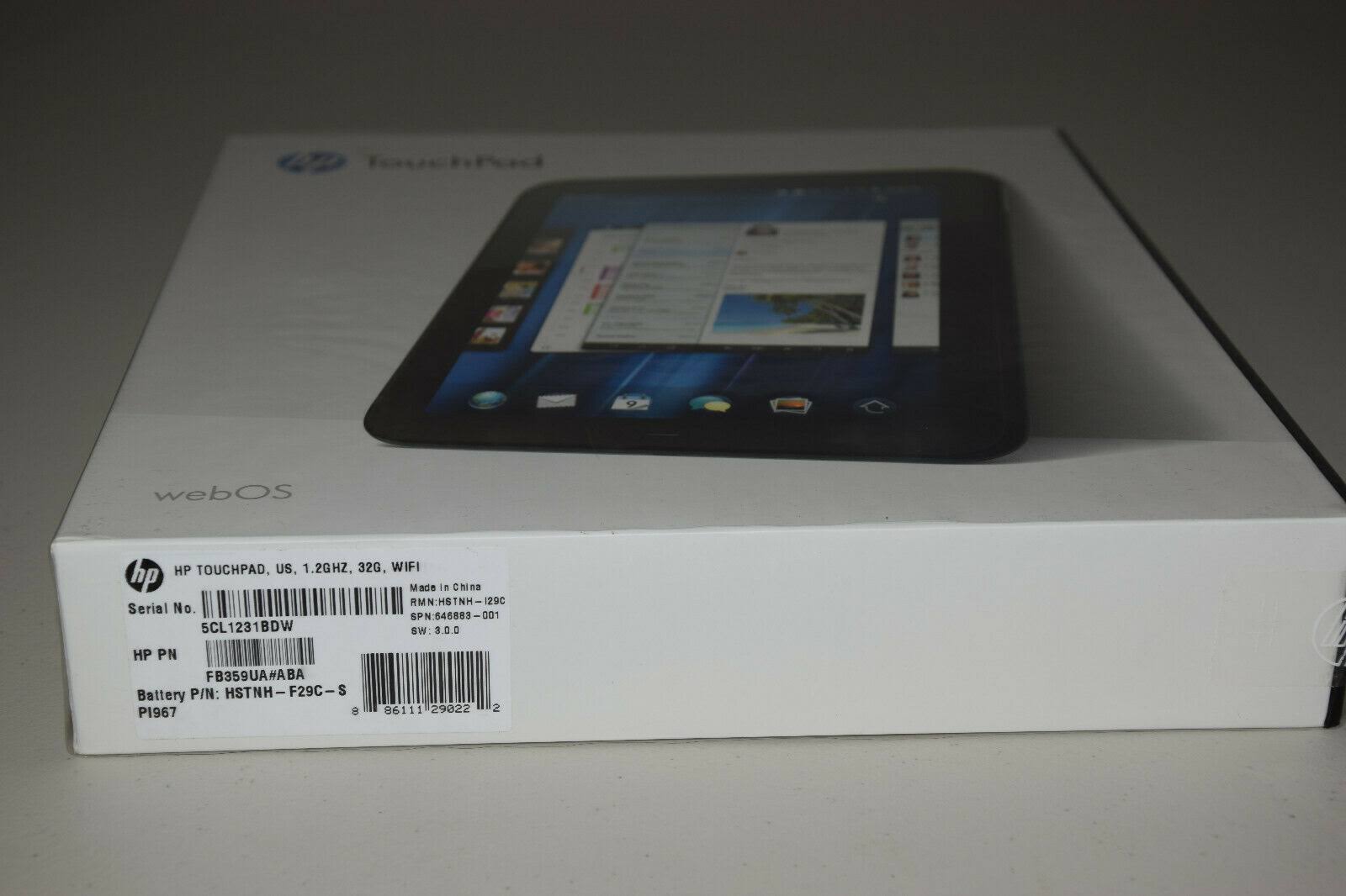 HP Touchpad FB359UA 32GB, Wi-Fi, 9.7in - Glossy Black