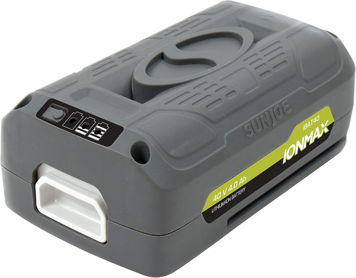Snow Joe IBAT40-RM EcoSharp Lithium-Ion Battery, 40 Volt, 4.0 Ah, Gray (Certified Refurbished)