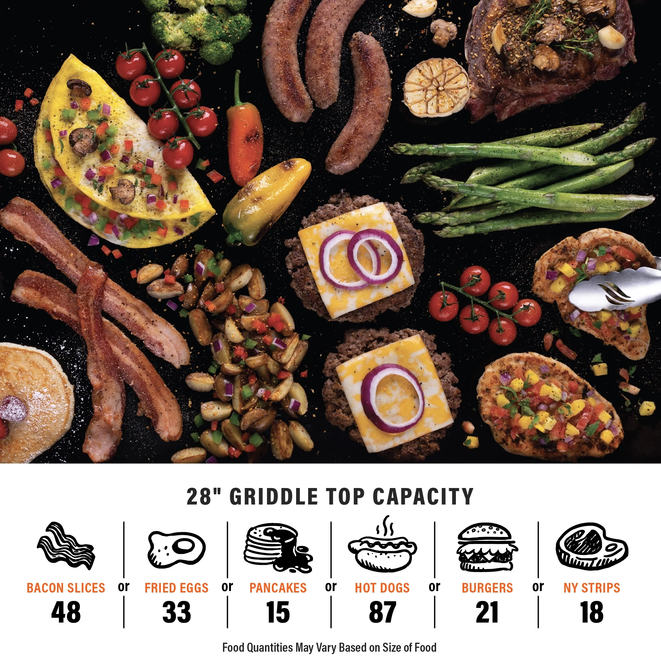Blackstone Adventure Ready 2-Burner 28” Propane Griddle with Omnivore Griddle Plate