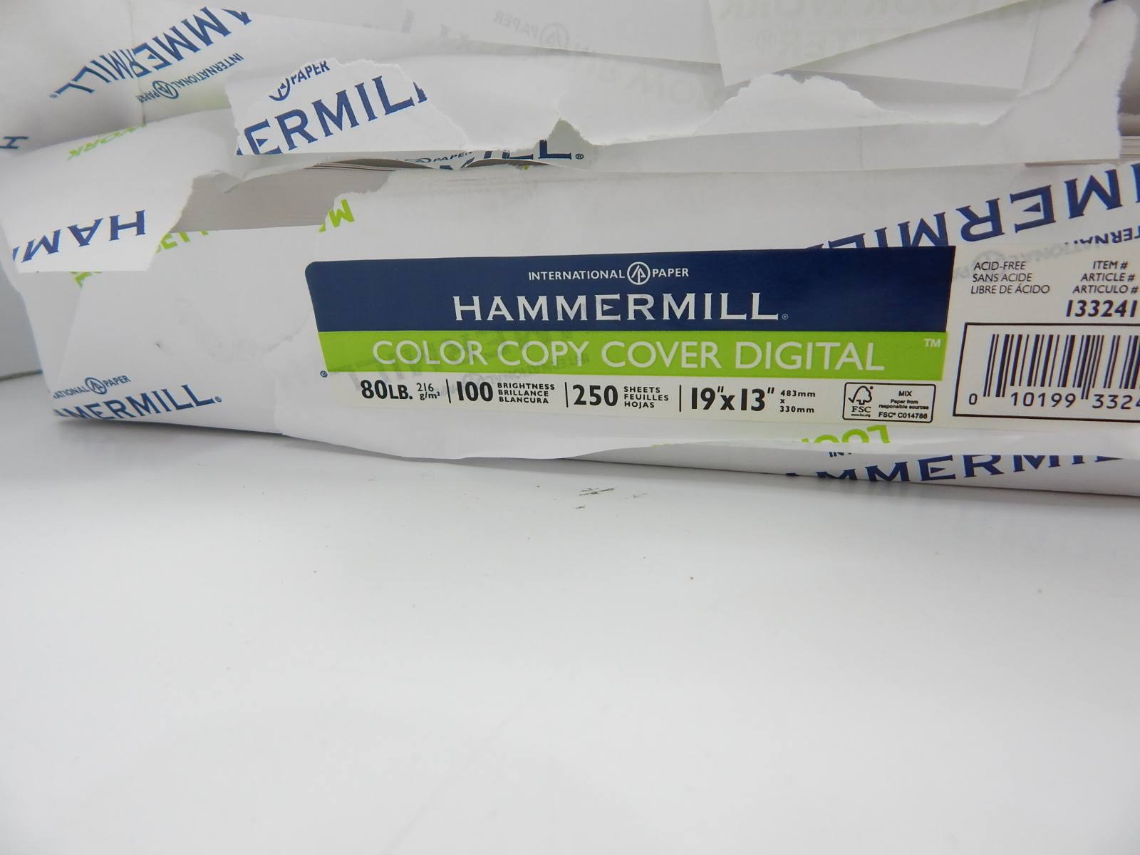 Hammermill Paper, Premium Color Copy Cover Cardstock, 19x13 Paper, 80lb Paper, 100 Bright, 1 Pack / 250 Sheets (133241R) Heavy P
