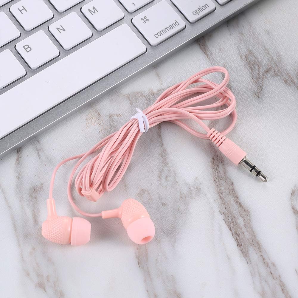 Kids Earbuds Bulk 100 Pack Macaron Colors Mixed