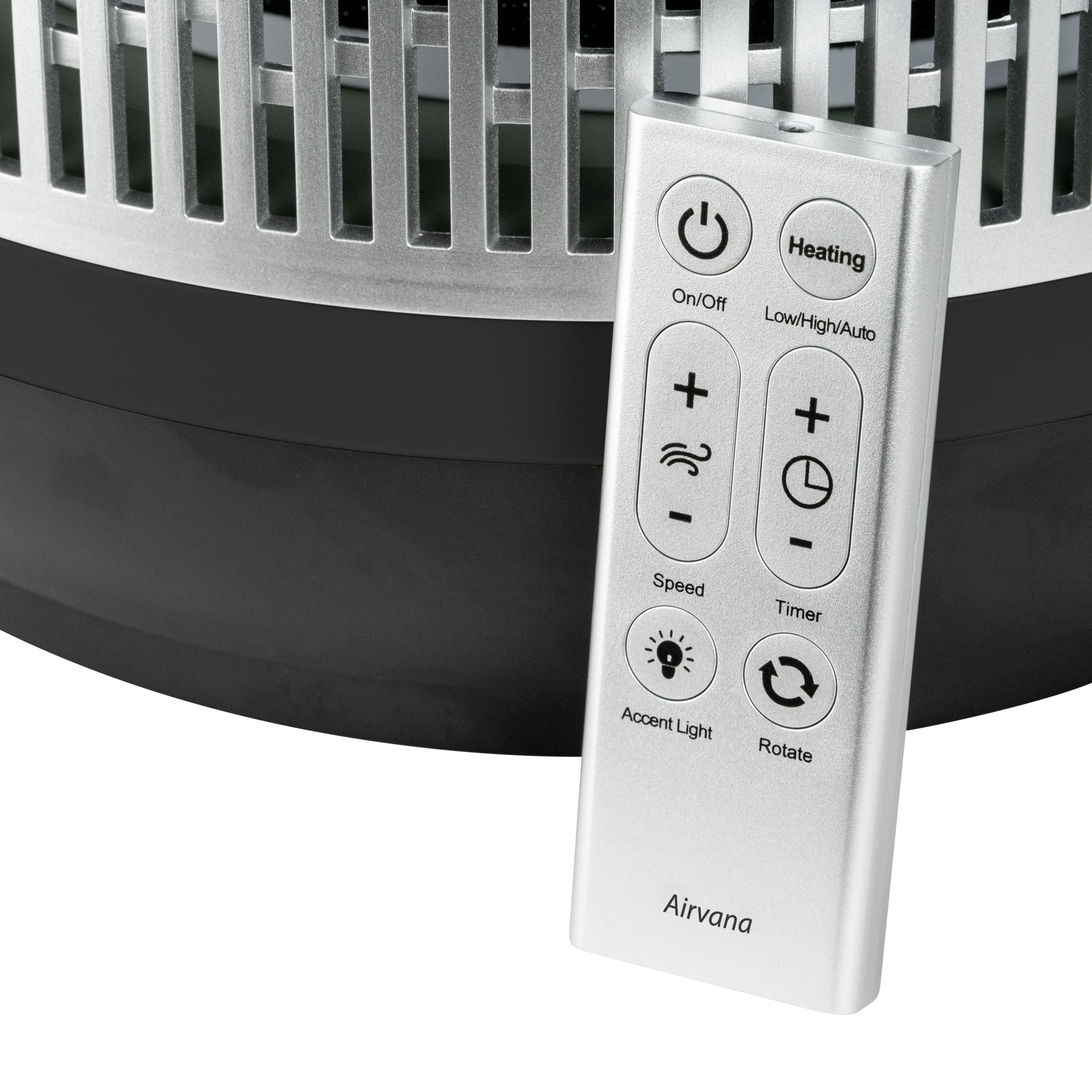 Airvana 3-in-1 Clean Heat Air Purifier/Heater/Fan, Black