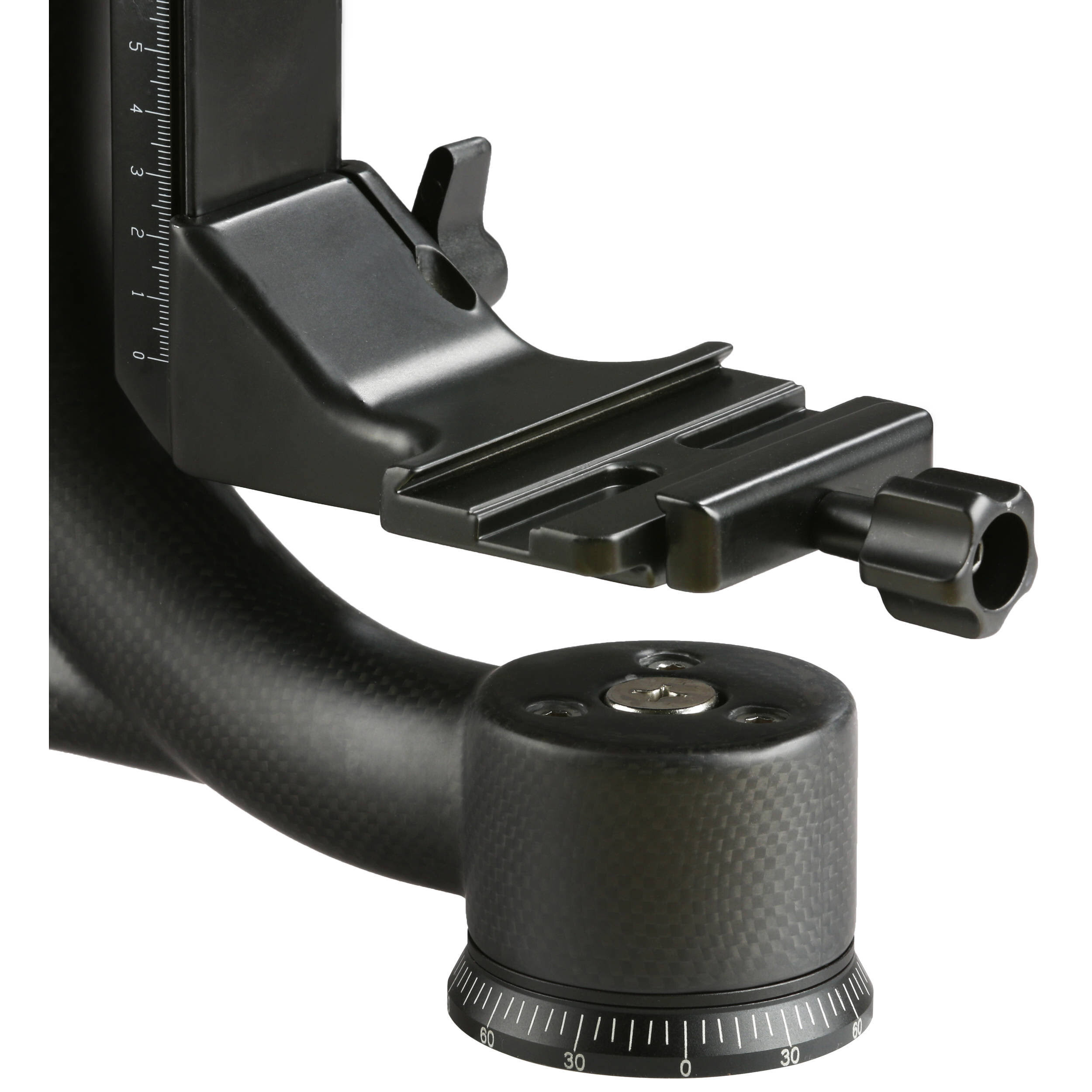 Movo GH800 Carbon Fiber Professional Gimbal Tripod Head with Arca Swiss Quick Release Plate