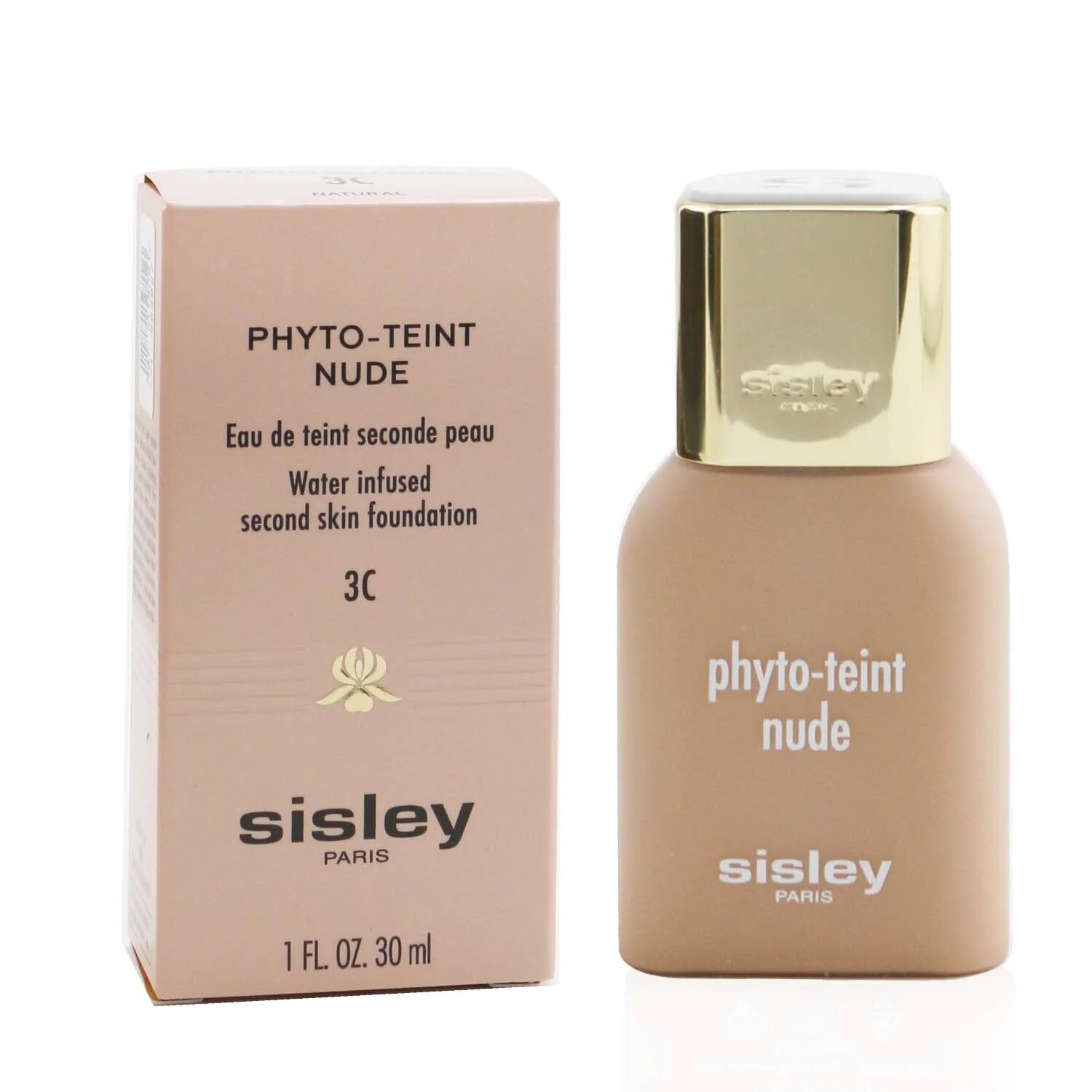 Sisley Phyto Teint Nude Water Infused Second Skin Foundation - # 1W Cream  30ml/1oz