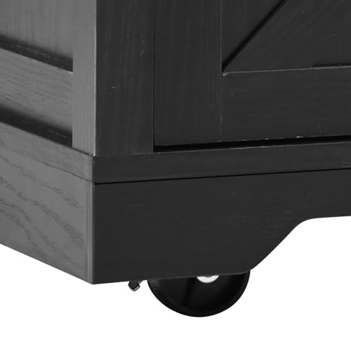 Kitchen Island Cart With Power Outlet, 2 Doors, Drop Leaf, Spice Rack, 2 Drawers - Rolling Storage Cart on Wheels for Home and Dining Room - White