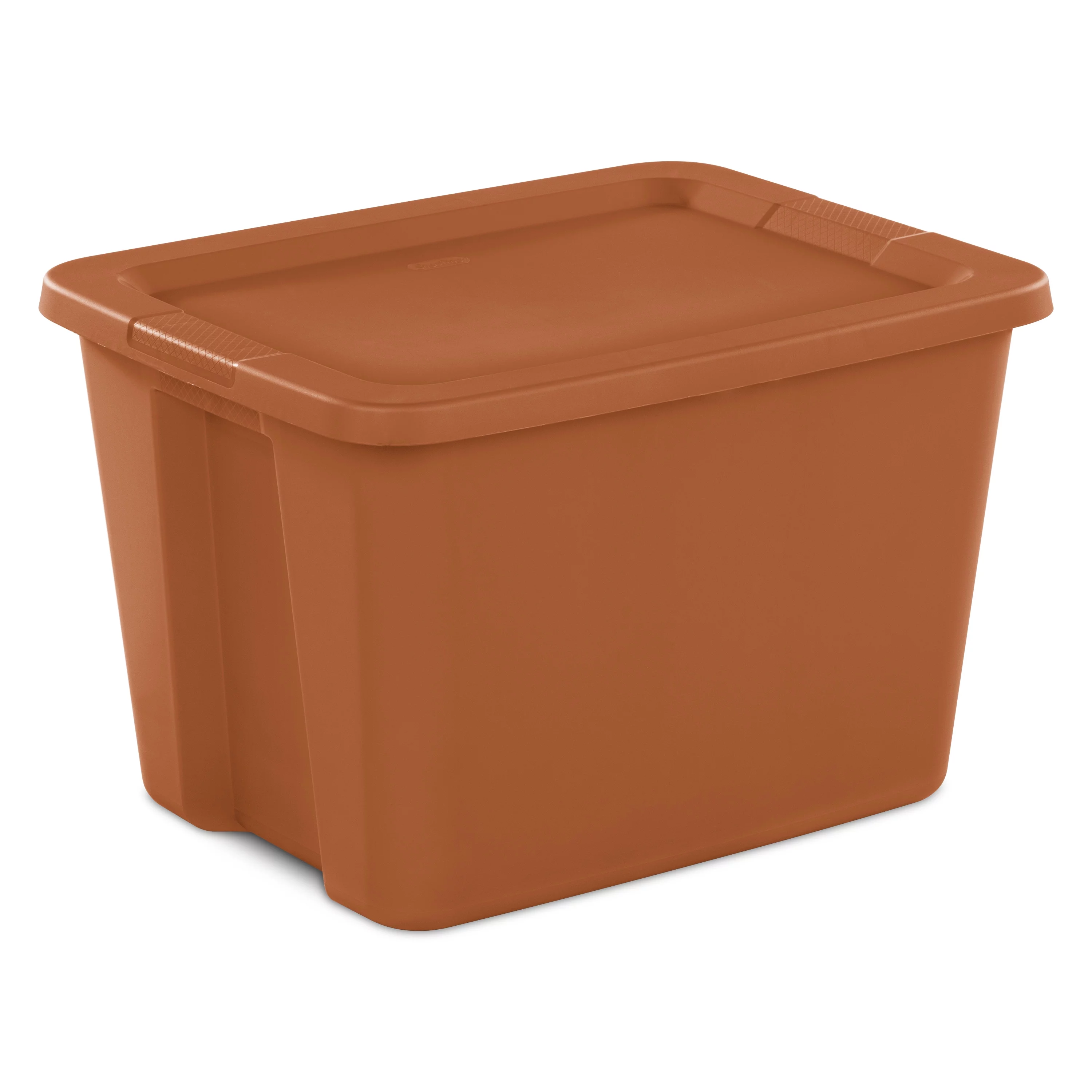 Sterilite 18 Gallon Tote Box Plastic, Gray, Set of 8