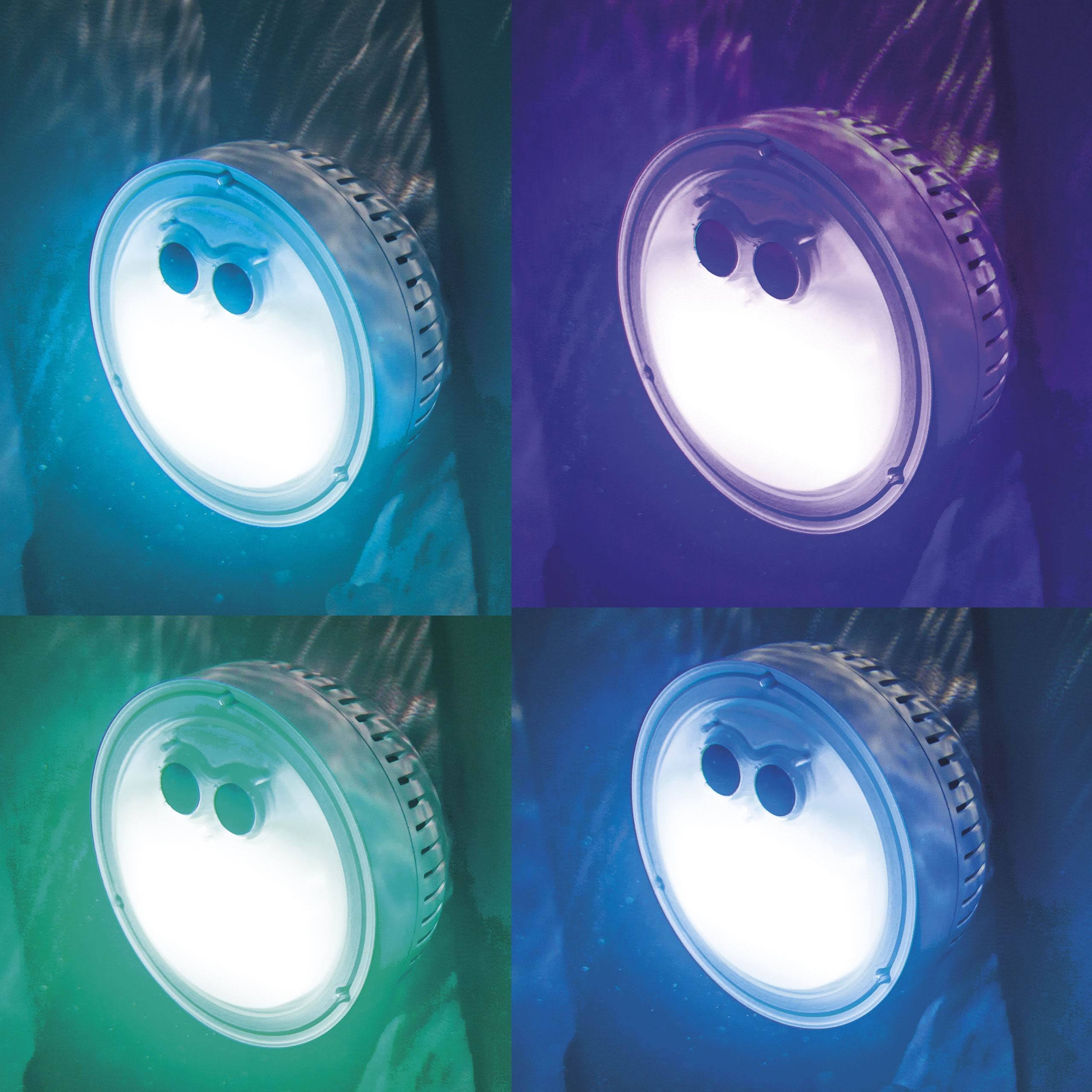Intex PureSpa Battery Multi Colored LED Light for Bubble Spa Hot Tub (8-Pack)